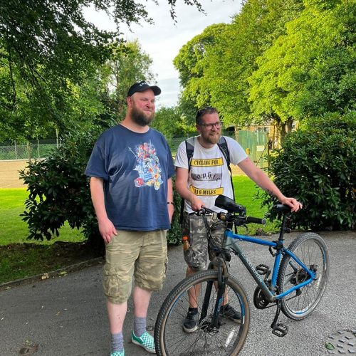 Jamie from The Chronicle of Podcast cycled over 115 miles taking over 10 hours raising over £1400 for The Foundation